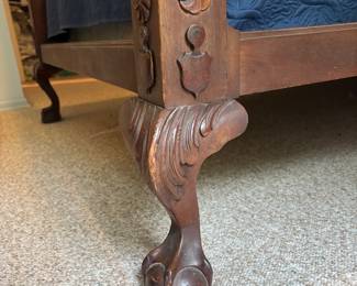 Gorgeous Antique Flame Final Bed