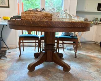 Antique Oak Dining Table