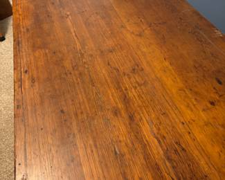 Authentic Incredible Antique Pine Farmhouse Style Table