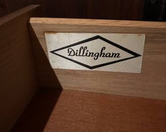 Midcentury Walnut Credenza Sideboard by Dillingham