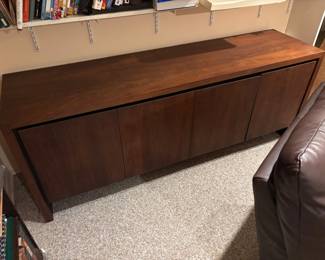 Midcentury Walnut Credenza Sideboard by Dillingham