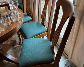 Antique Oak Dining Chairs