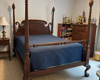 Gorgeous Antique Flame Final Bed