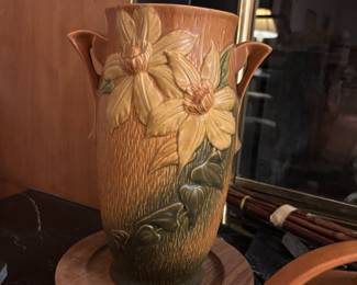 Incredible Roseville Clematis Pottery