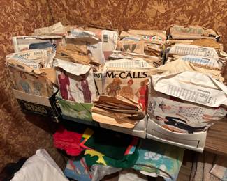 Vintage sewing supplies