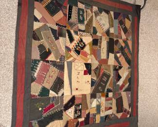 Incredible completed antique friendship quilt dated 1892