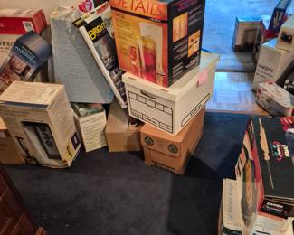 New Boxes
Never opened