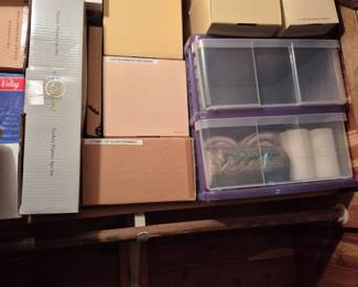 New Boxes.
Dolls pots. Etc