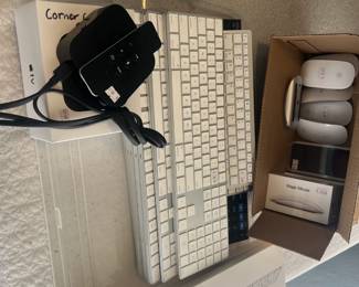 apple keyboards, applic magic mice, apple tv, kindle fire, bluetooth speaker