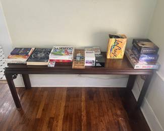 books, games, nintendo wii (in la croix box but works)