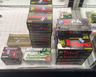  9mm, 40 s&w, 12gauge, 270, 380, 223, .22LR and much more