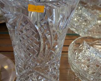 glass vase $20