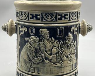 Vintage Tobacco Jar is Ceramic from West Germany