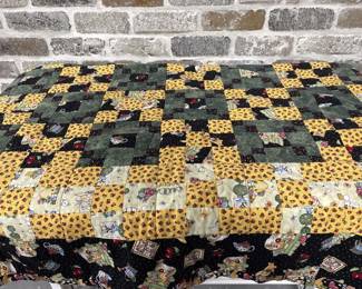 Mary Englebreit Patch Work Quilt is 55x66