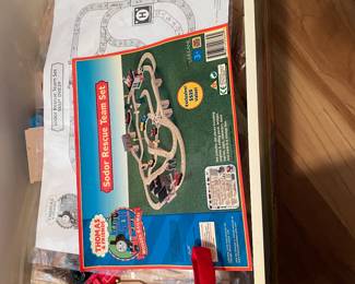 Thomas the train toy set. No missing pieces.