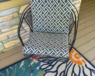 Outdoor Wrought Iron Armchair