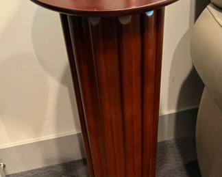 Wood Column Pedestal