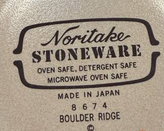 NORITAKE Boulder Ridge Stoneware