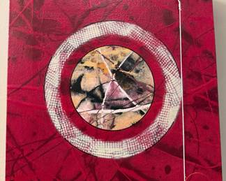 Mixed Media Set of 3 Panels "Never Beads" by SHAWN WOLTER