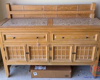 Thomasville Sideboard (Used as Planter's Bench)