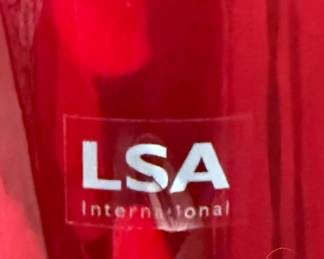 Handmade Art Glass Vase by LSA International