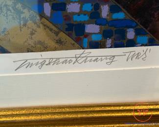 Signed Limited Edition Serigraph "Golden Empress" by TING SHAO KUANG