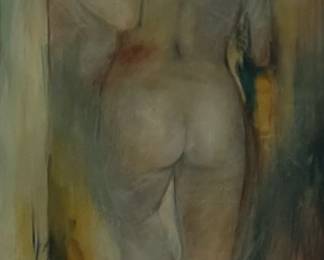 Original Nude Oil on Canvas by DOUG PAUL