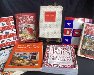 Julia Child And Shelia Lukins Cookbooks Some Vintage
