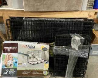 Two Contour XL Pet Crates Three Small Sized By Great Crate With Soft Pet Ramp