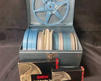 Vintage 1950s And 60s Seattle Family 8mm Film Reels With Case