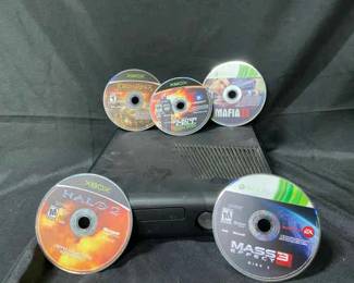 Xbox 360 With 5 Games