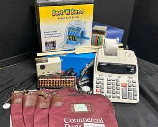 Banking And Office Essentials With Kids Sort N Save Coin Sorter