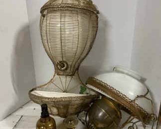 Decorative Wall Decor Basin Hanging Brass Light Brass Decor