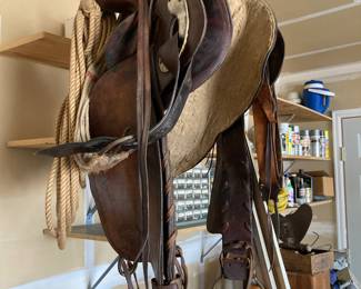 Custom made WD Allison saddle 1935 #34. In very good condition.