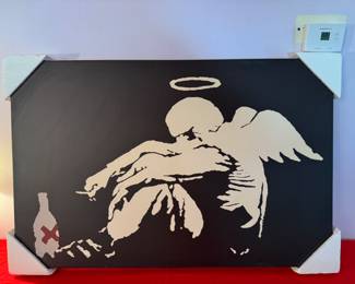 Repro Banksy print