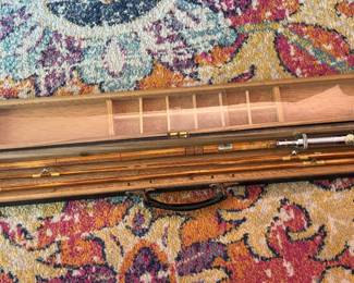 Vintage bamboo fly fishing rod