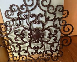 Vintage Metal sculpture from downtown office building board room