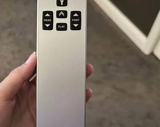 The remote for the adjustable base
