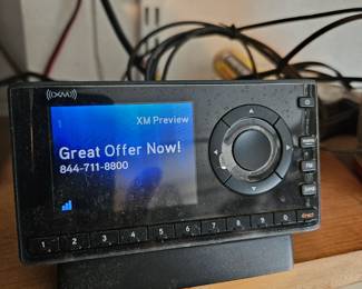 Portable Sirius radio dock
$20