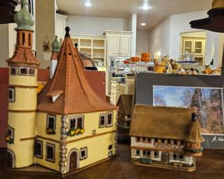 Ceramic house tealights