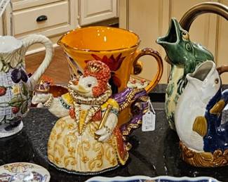 Fitz and Floyd tea pots that will make you happy!