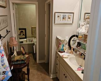 Hall bathroom items