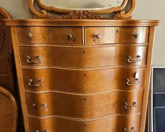 Dresser with mirror