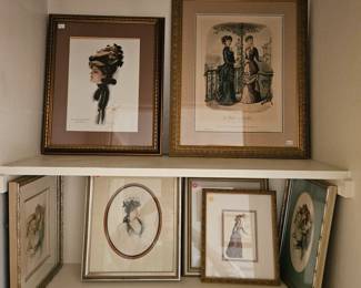 Vintage framed women's fashion