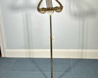 BRASS MUSIC STAND | Dimensions: h. 48 x w. 12 x d. 8 in.