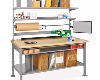 Packing Station available - Paid over $800. Asking $350. Buyer is responsible for the muscle to move/load and disassemble. This is not the exact one but close. :)