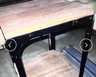 small wooden side table - $40