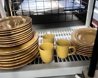 will bundle entire set for $100- prices separate : chargers (10) - $60 , Plates (10) $50, bowls (7) $20, mugs (3) $10