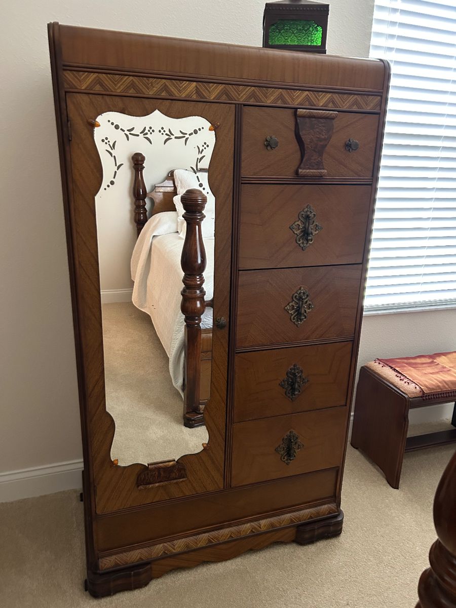 Antique Wardrobe same bedroom