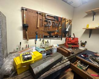 Garage full of tools
